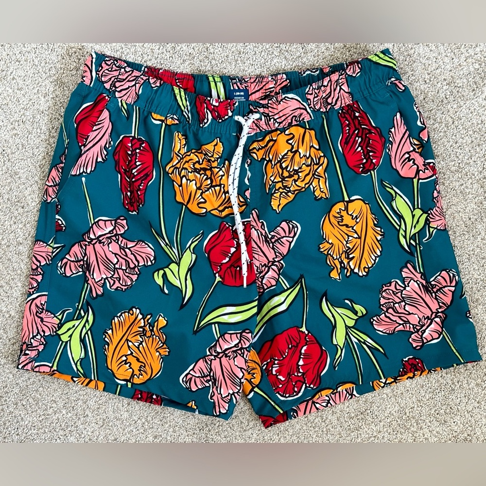 George Floral Swim Trunks
